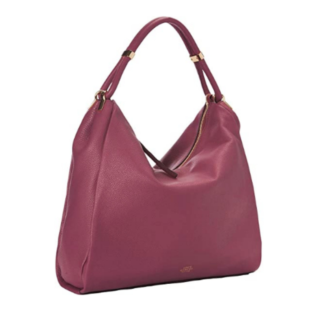 Vince Camuto Zelea Hobo Bag Leather Fig Jam
